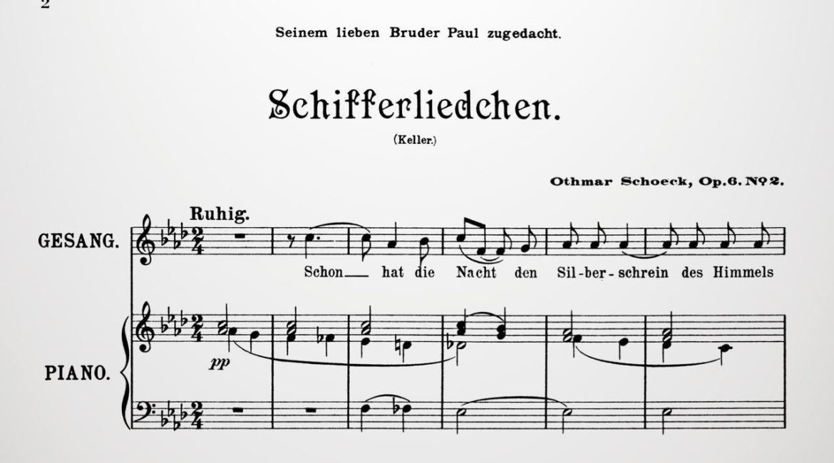 OTHMAR SCHOECK: SWISS MASTER OF THE ART OF SONG